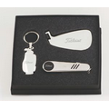 Golf Series Golf Bag Key Chain/ Multi Function Tool/ Luggage Tag Gift Set
